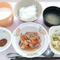 写真: ５月３日朝食(豚肉と白菜の煮物) #病院食