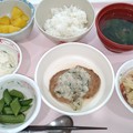 写真: ５月３日昼食(和風ハンバーグ) #病院食