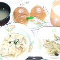 写真: ５月７日朝食(高野豆腐の玉子とじ) #病院食