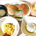 ２月２５日朝食(スクランブルエッグ) #病院食