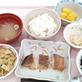 ４月２０日昼食(白身魚の山椒焼き) #病院食