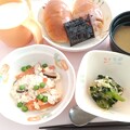 ４月２８日朝食(炒り豆腐) #病院食
