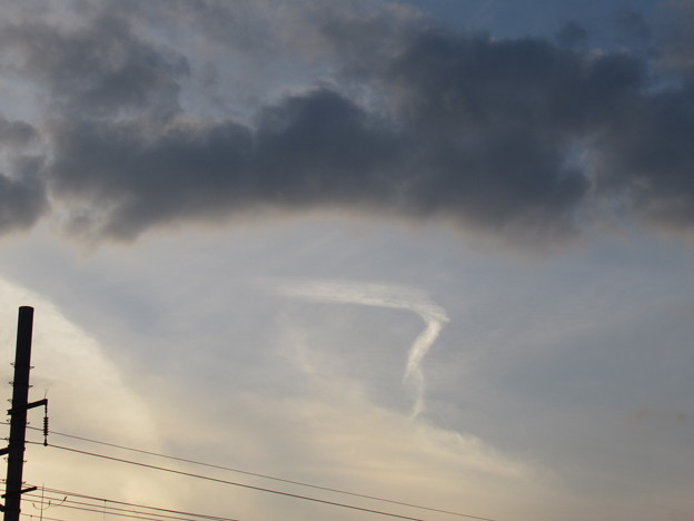 写真: 龍雲？蛇雲？