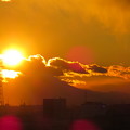 Photos: IMG_8277　太陽が富士に近づいてやっとシルエットが