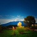 満月の晩に・・・富士を撮る