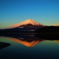 Photos: 鏡面の風景 〜紅富士〜