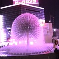 写真: 岡山駅前夜の噴水-
