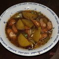 写真: 2022/01/19（水）・洋食・ソーセージとサツマイモのスープ