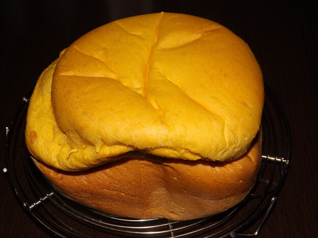 写真: 2024/03/29(金）・HBで作るかぼちゃのふんわり食パン