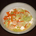 写真: 2024/04/13（土）・簡単♪豆腐とエビと野菜のあんかけ塩炒め