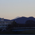 写真: 我が家から望める富士山
