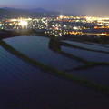 「長野市善光寺平の夜景」