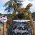鍋足山のトトロかかし 里美かかし祭2018