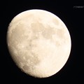写真: 日暮れ時間のお月様♪
