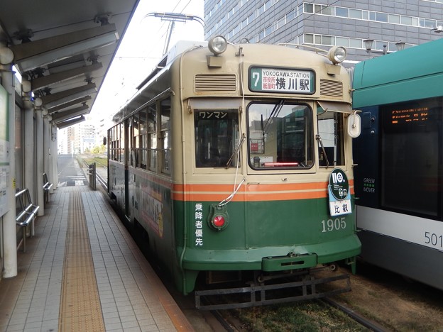 広電1905号-7号線横川駅行き
