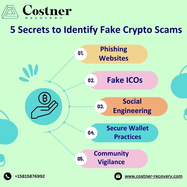 5 Secrets to Identify Fake Crypto ScamsCostner Recovery